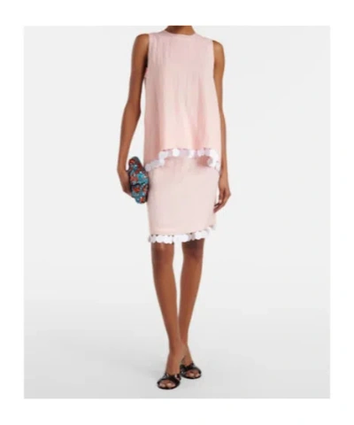 Plan C Sequined Miniskirt In Black