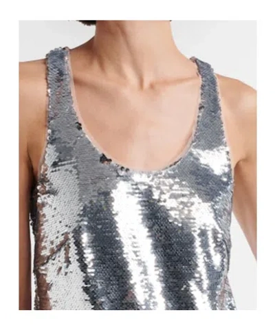 Simone Rocha Sequined Minidress In Silver