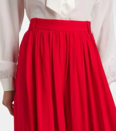 Ralph Lauren Vannesa Satin Wide-leg Pant In Bright Red