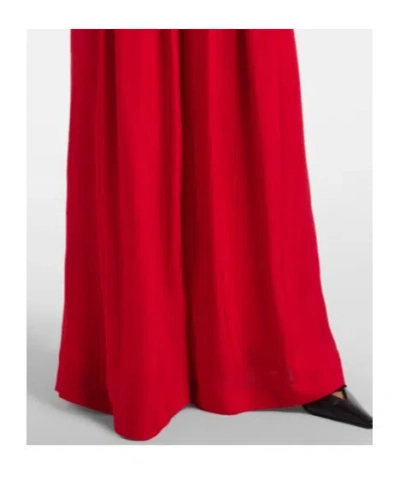 Ralph Lauren Vannesa Satin Wide-leg Pant In Bright Red