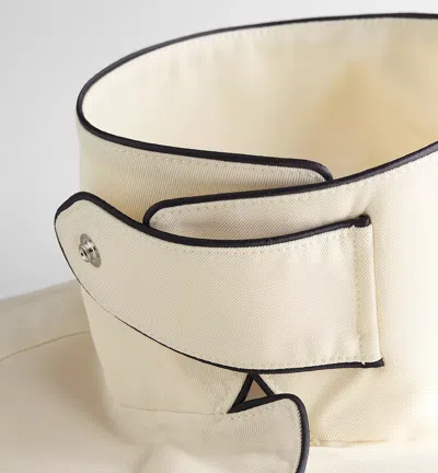 Dior Belted Coat In White