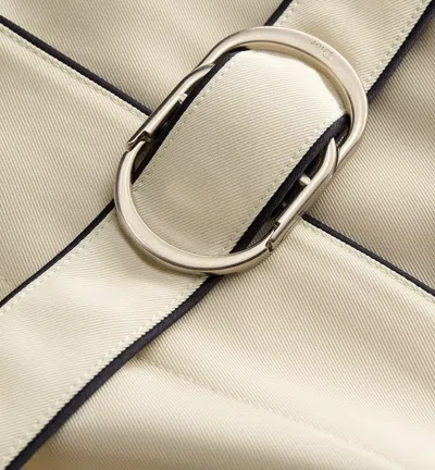 Dior Belted Coat In White