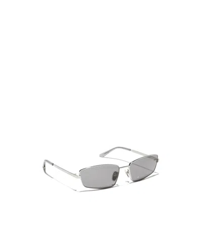 Gucci Rectangular Frame Sunglasses In Transparent