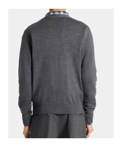 Dsquared2 Wool Cardigan In Gray