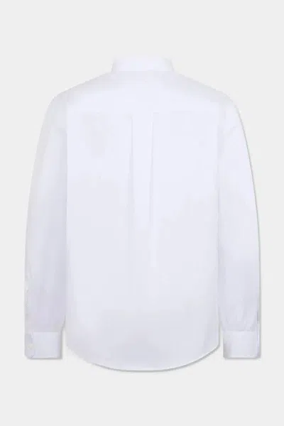 Dsquared2 Ski Pass Patch Shirt In White