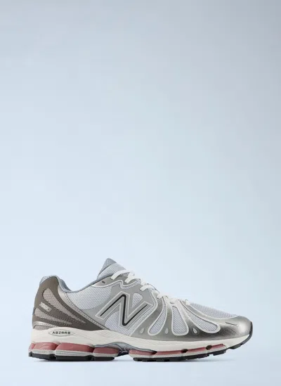 New Balance Mens Dark Silver Metallic Gra Abzorb 1890 Mesh Trainers In Gray