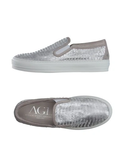 Agl Attilio Giusti Leombruni Sneakers In Silver