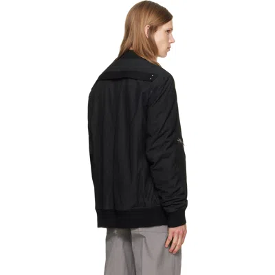Rick Owens Black Solid Bomber Jackets In Black