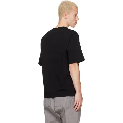 Rick Owens Short-sleeved Cotton T-shirt In Black