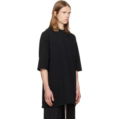 Rick Owens Black Crew Neck T-shirt In Black