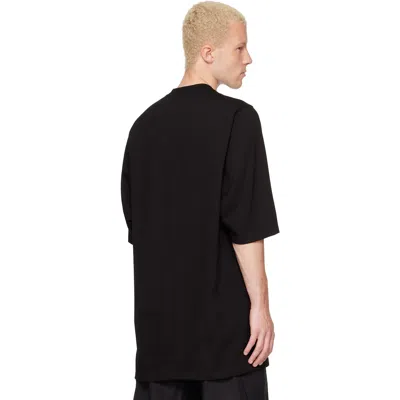 Rick Owens Black Crew Neck T-shirt In Black
