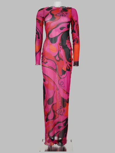Pucci Elegant Mini Dress For Women In Pink