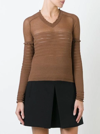 Shop Carven Lingerie Knit Jumper