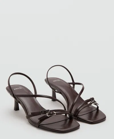Mango Slingback Sandal In Brown