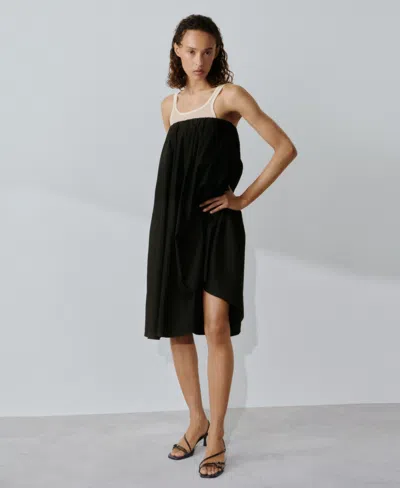 Mango Slingback Sandal In Brown