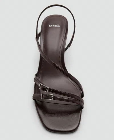 Mango Slingback Sandal In Brown