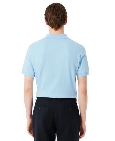 Lacoste Short Sleeved Mens Polo Shirt In Blue
