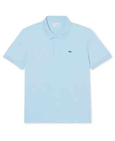Lacoste Short Sleeved Mens Polo Shirt In Blue