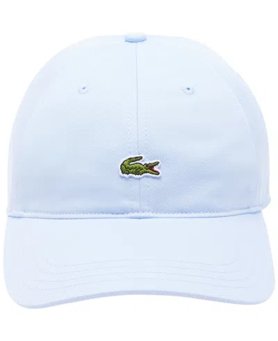 Lacoste Men's Adjustable Strap Twill Cap In Blue