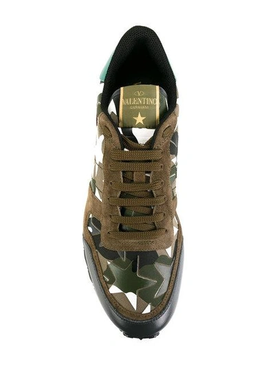 Shop Valentino Garavani Rockrunner Sneakers