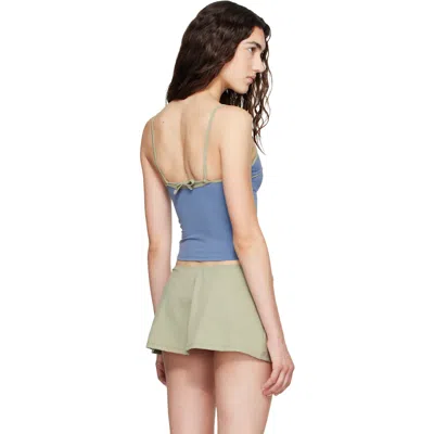 Fruity Booty Blue Reef Tankini Top In Blue