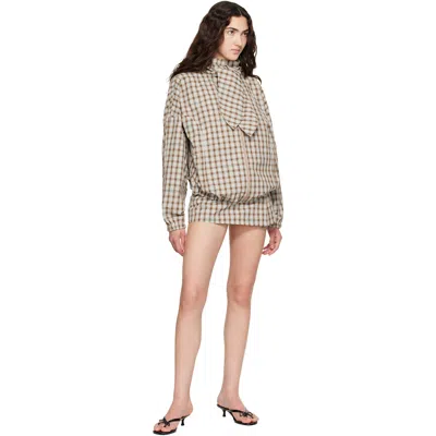Sandy Liang Beige Eddy Jacket In Multi