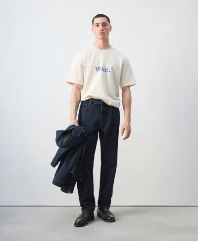 Mango Men's Cotton Printed T-shirt In Neutral