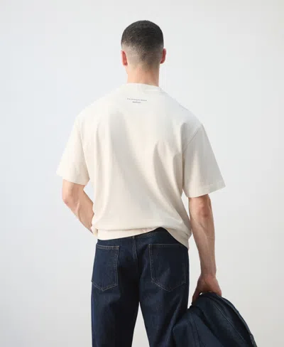 Mango Men's Cotton Printed T-shirt In Neutral