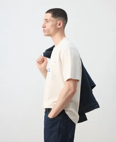 Mango Men's Cotton Printed T-shirt In Neutral