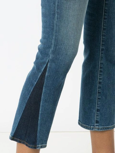 Shop J Brand Selena Cropped Jeans In Blue