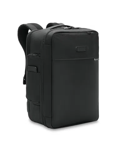 Briggs & Riley Baseline Medium Convertible Backpack In Black