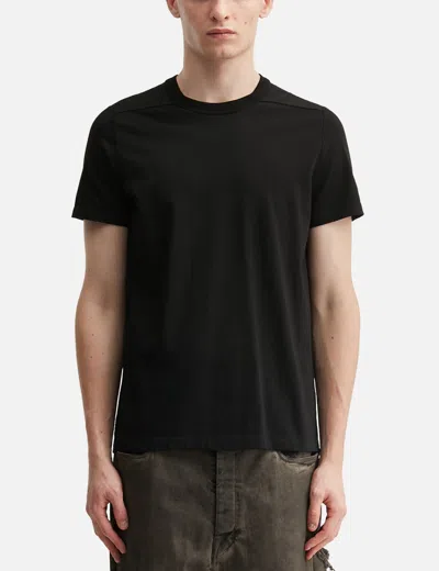 Rick Owens Short-sleeved Cotton T-shirt In Black