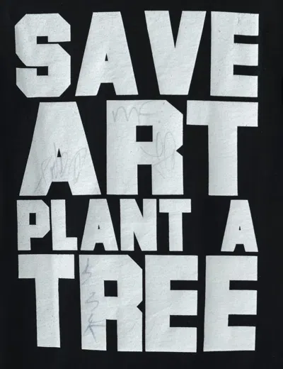 Vintage Save Art Plant Tree T-shirt In Multi