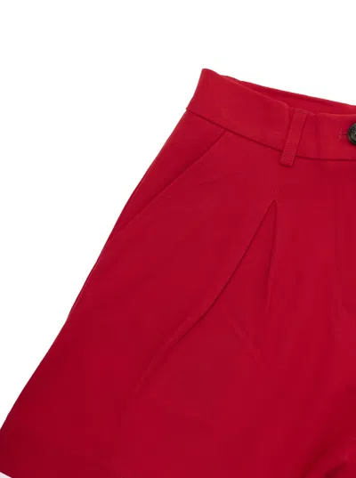 Maxco. Belt Loop Shorts In Red
