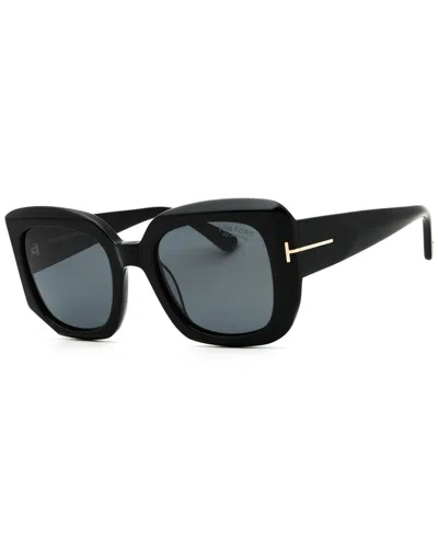 Tom Ford Ft1220 Square Acetate Sunglasses In Black
