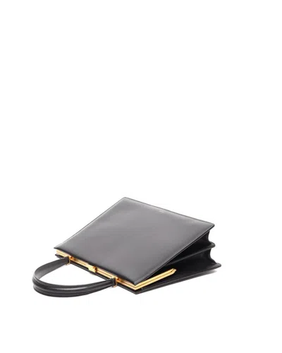 Celine Céline  Medium Clasp Bag In Black