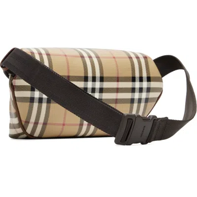 Burberry Check Pattern Belt Bag Adjustable Strap