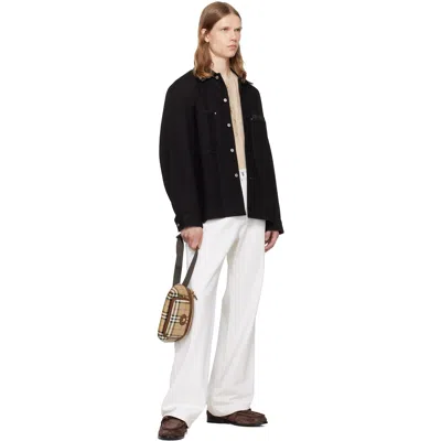 Burberry Check Pattern Belt Bag Adjustable Strap