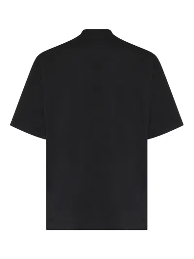 Balenciaga Printed Cotton Jersey T-shirt In Blue