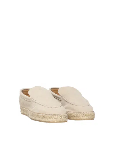 Eleventy Leather Espadrilles In Multi