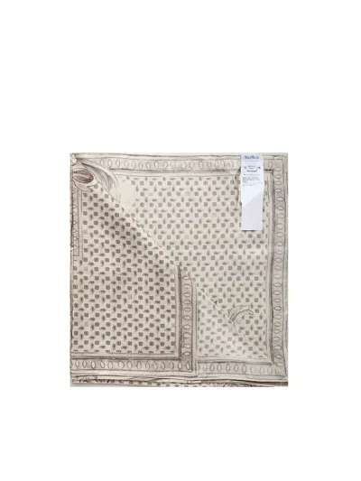 Max Mara Printed Silk Yoke In Multi