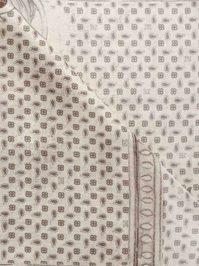 Max Mara Printed Silk Yoke In Multi