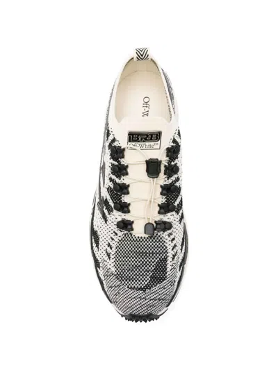 Off-white Brown Solid Sneakers In Multi
