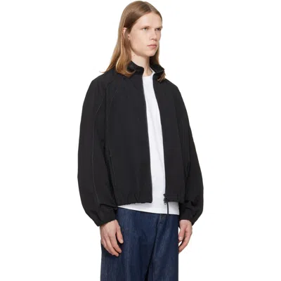 Helmut Lang Black Track Jacket In Black