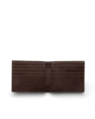 Prada Leather Wallet In Brown