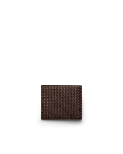 Prada Leather Wallet In Brown