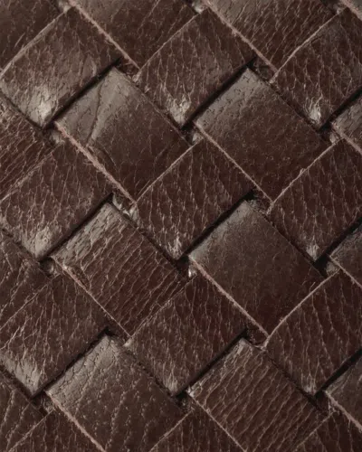 Prada Leather Wallet In Brown