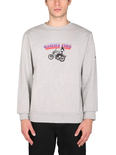 A.p.c. A. P.c. Classic Crew Neck Sweatshirt In Light Grey