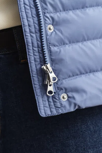 Gant Light Down Vest In Blue