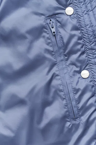 Gant Light Down Vest In Blue